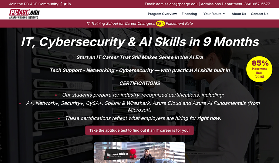 Website Maintenance and Infrastructure